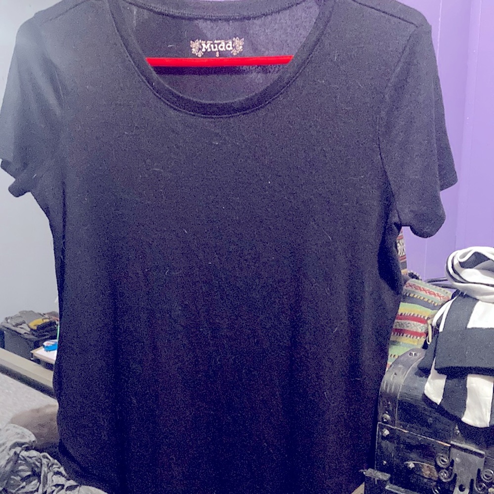 SOFT!!• size S • MUDD • black basic T shirt